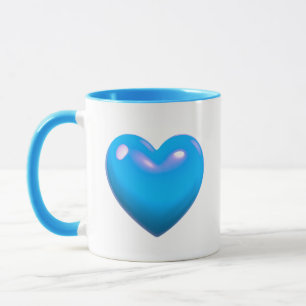 Blue Heart Tasse