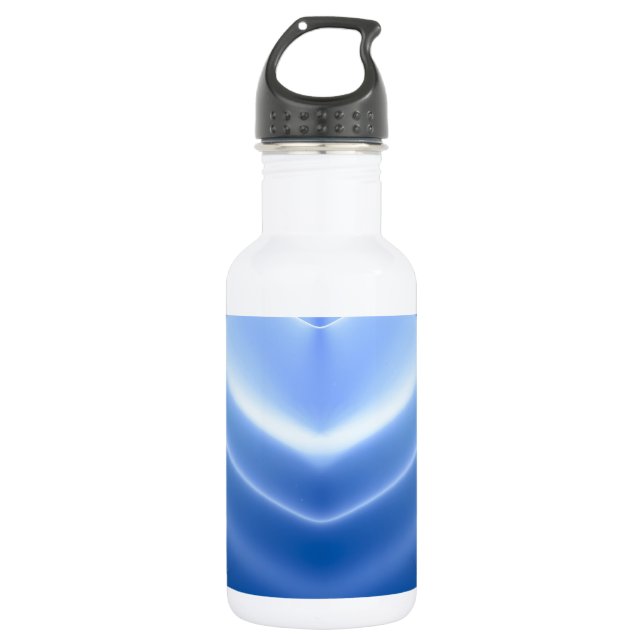 Blue Heart Trinkflasche (Vorderseite)