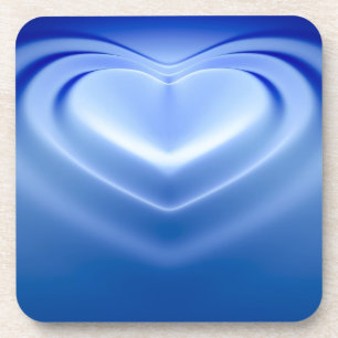 Blue Heart Untersetzer