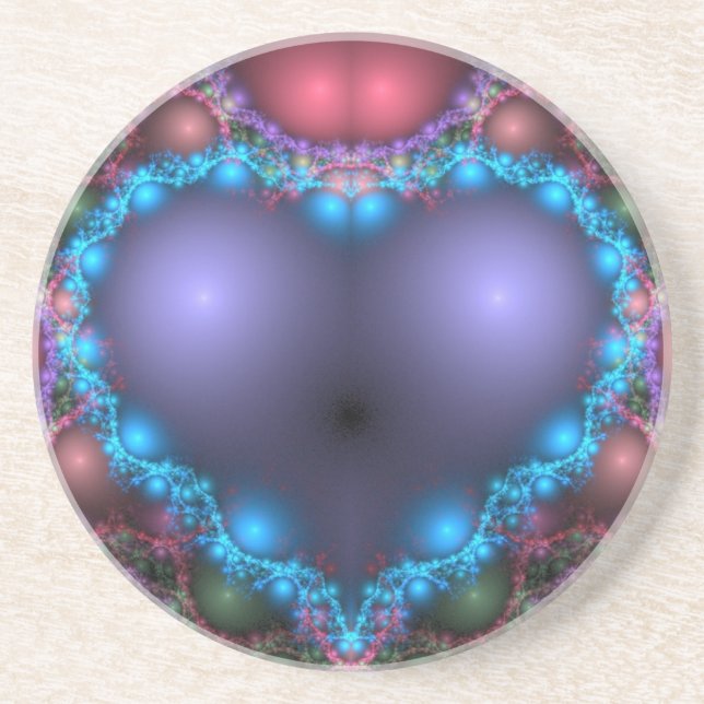 Blue Heart Untersetzer (Vorne)