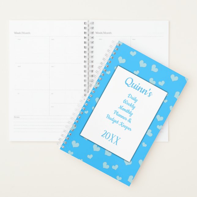 Blue Hearts Daily Budget Planer (Anzeige)