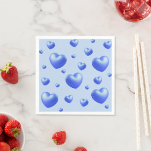 Blue Hearts Event Serviette