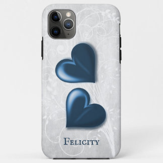 Blue Hearts Personalisiert Case-Mate iPhone Case