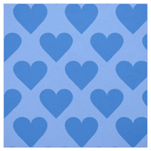 Blue Hearts-Sonderstoff Stoff