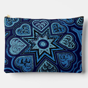 Blue Hearts & Stars Accessoire Bag Zubehörtasche