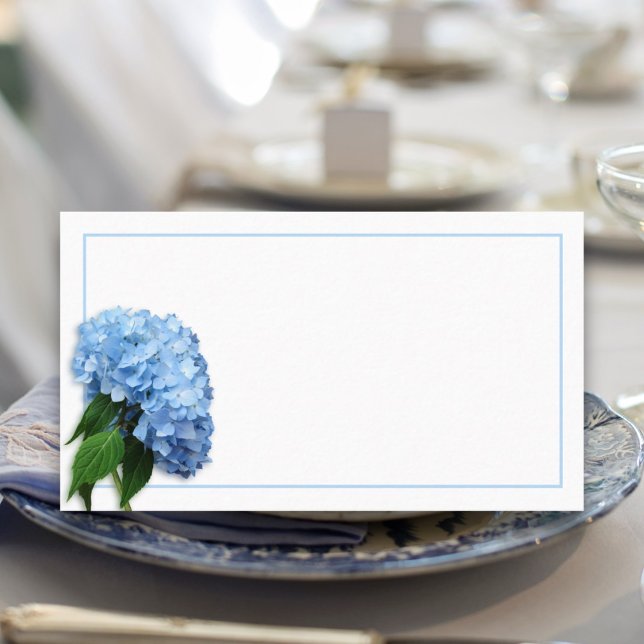 Blue Heaven Real Hydrangea Blume Escort Sitzplatze Platzkarte (Von Creator hochgeladen)