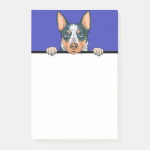 Blue Heeler Australian Cattle Dog Lover Geschenke Post-it Klebezettel