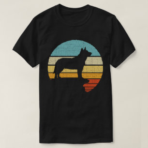 Blue Heeler Australian Cattle Dog Retro Doppy Pupp T-Shirt