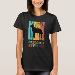 Blue Heeler Australischer Treibhund Vintage Sonnen T-Shirt