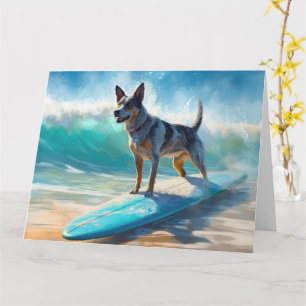 Blue Heeler Beach Surfanstrich Karte