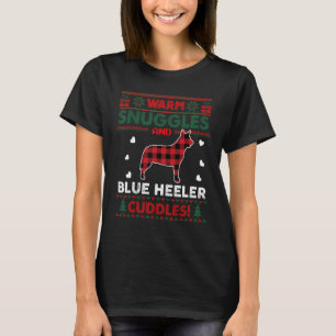 Blue Heeler Dog Christmas Pajama Xmas Ugly Christm T-Shirt