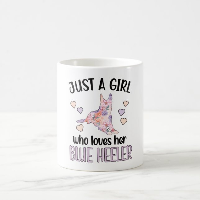 Blue Heeler Girl Australian Cattle Dog Mama Eigent Kaffeetasse (Mittel)