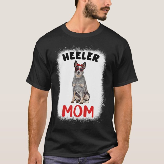 Blue Heeler Mom Mama Australian Cattle Dog  Owner  T-Shirt (Vorderseite)