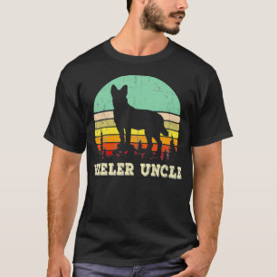 Blue Heeler Uncle Geschenk Australian Cattle Doece T-Shirt