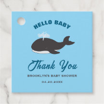 Blue Hello Baby Dusche Grauwal unter dem Meer