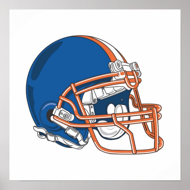 Blue Helmet Poster (Vorne)