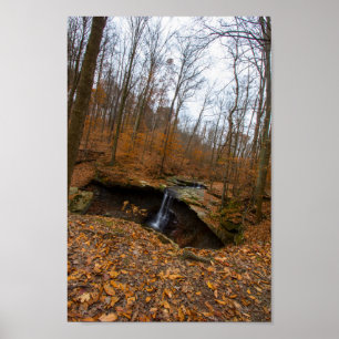 Blue Hen Falls, Cuyahoga Valley National Park, OH Poster