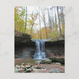 Blue Hen Falls in Cuyahoga Valley National Park Postkarte