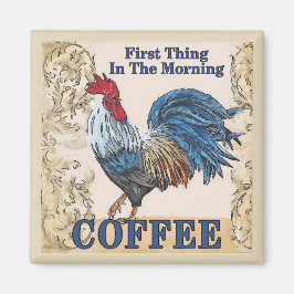 Blue Hens, Morgenkaffee Magnet
