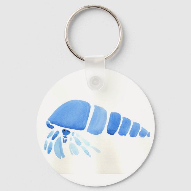 Blue Hermit Crab Schlüsselanhänger (Vorderseite)