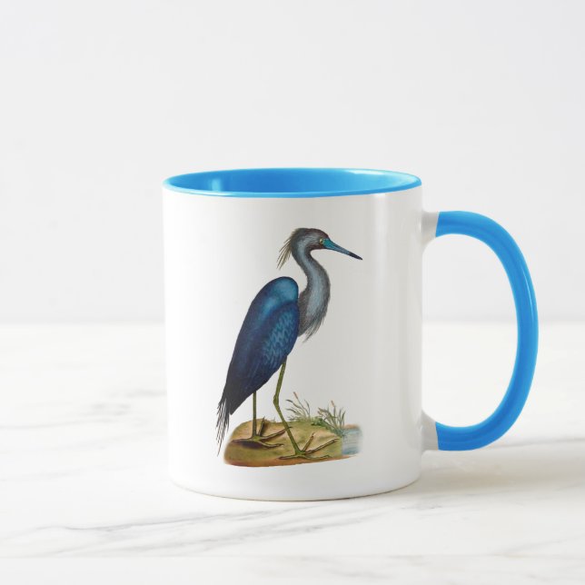 Blue Heron 3 2 Tasse (Rechts)