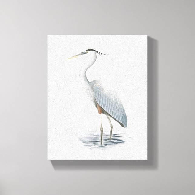 Blue Heron Canvas Print Leinwanddruck (Vorderseite)