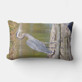 Blue Heron Doppelseitiges Lendenkissen