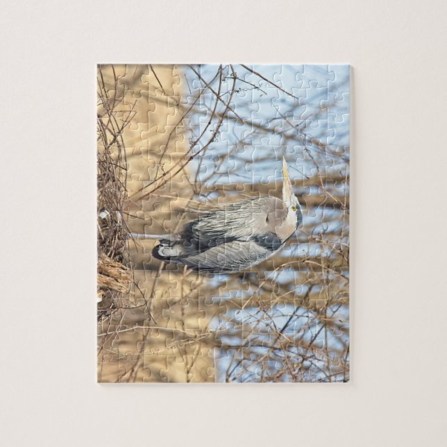 Blue Heron Horizontal Puzzle (Vertikal)