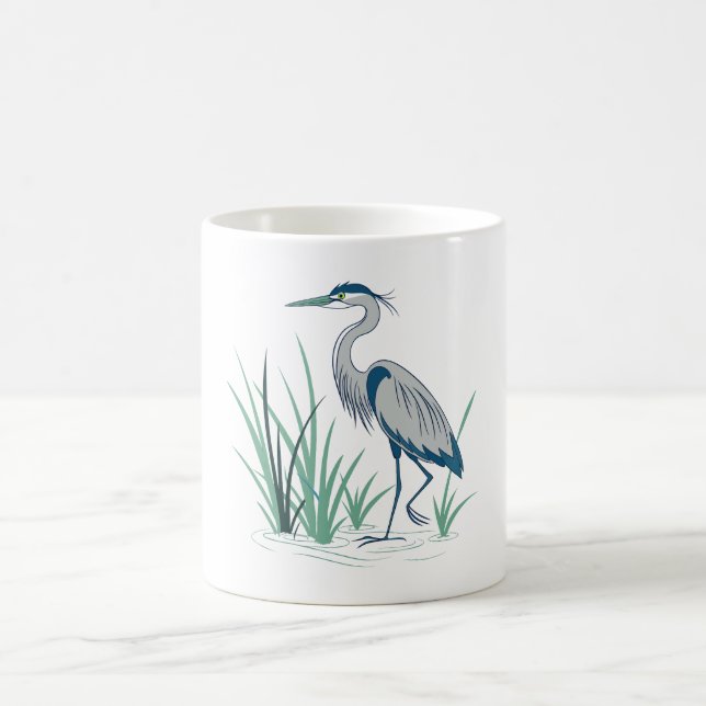 Blue Heron Kaffeetasse (Mittel)