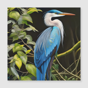 Blue Heron Magnetkarte