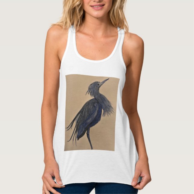 Blue Heron Tank Top (Vorderseite)