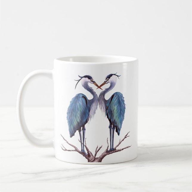 Blue Heron Tasse (Links)
