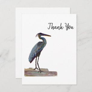 Blue Heron Vielen Dank Dankeskarte