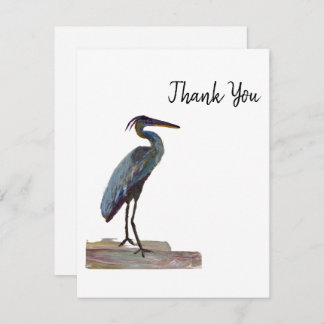 Blue Heron Vielen Dank Dankeskarte