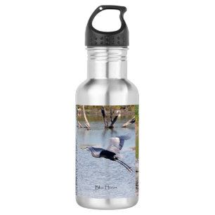 Blue Heron Wasserflasche