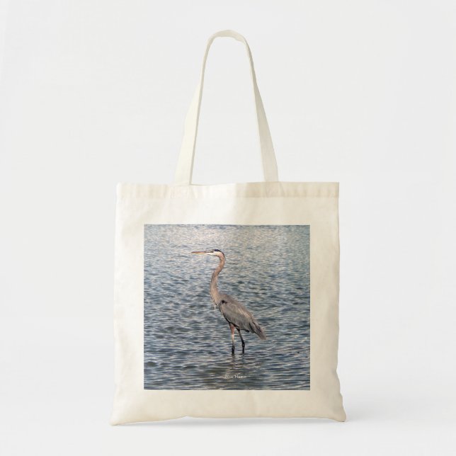 Blue Heron Wassertosack Tragetasche (Vorne)