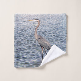 Blue Heron Water Handtuch Set