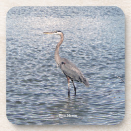 Blue Heron Water Set von 6 Untersetzer aus Kunstst