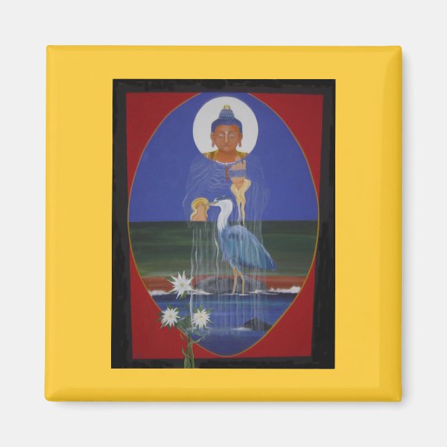 Blue Heron Zen Buddhist Center Magnet (Vorne)