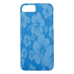 Blue Hibiskus Hawaiian Print Case-Mate iPhone Hülle