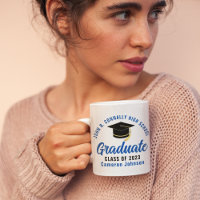 Blue High School Graduate Custom 2023 Abschluss