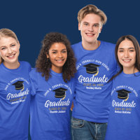 Blue High School Graduate Custom 2023 Abschluss