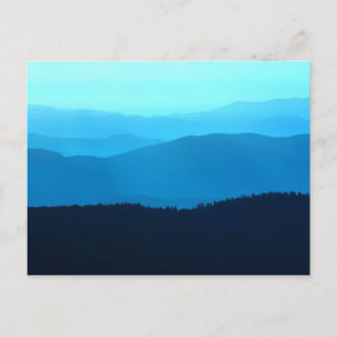 Blue Hills - Große, rauchige Berge Postkarte