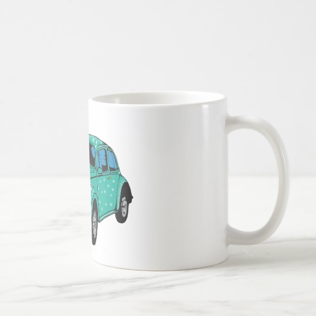 Blue Hippie Car Classic Tasse (Rechts)