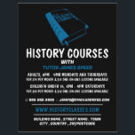 Blue History Book, History Course Advertising Flyer<br><div class="desc">Blue History Book,  History Course Werbung Flyer durch den Business Card Store.</div>