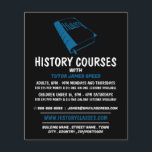 Blue History Book, History Course Advertising Flyer<br><div class="desc">Blue History Book,  History Course Werbung Flyer durch den Business Card Store.</div>