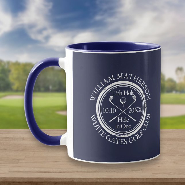Blue Hole in einer Personalisierten Golf-Tasse Tasse (Von Creator hochgeladen)