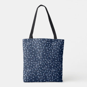 Blue Holiday Lights Tasche