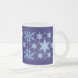 Blue Holiday Mattiert Glass Tasse