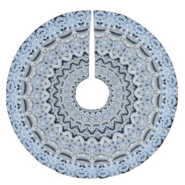 Blue Holiday Weihnachtsbaum Skirt Polyester Weihnachtsbaumdecke